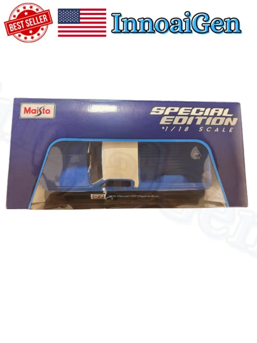 Maisto Special Edition 1973 Chevrolet C10 Cheyenne Super 1/18 Diecast NWB